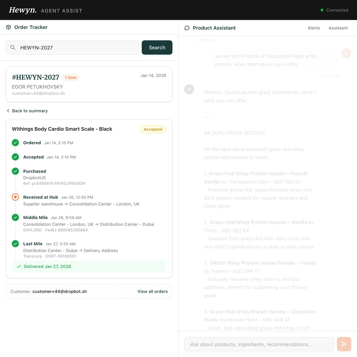 AI Customer Support Assistant
