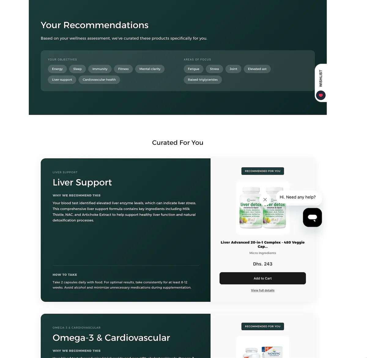 Personalized Health Recommendations
